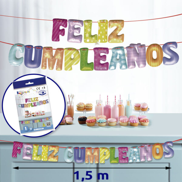 B/ GUIRNALDA FELIZ CUMPLEAÑOS