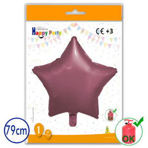 B/1 POLIAMIDA ESTRELLA BURDEOS 79cm R.306-S52X1
