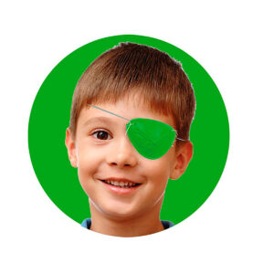 B/ 50 PARCHE PIRATA VERDE