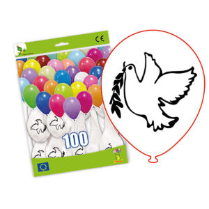 B/ 100 GL. IMPRESO PALOMA DE LA PAZ 11GP BLANCO