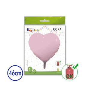 B/1 POLIAMIDA CORAZON ROSA PALO 46cm R.201-15