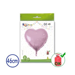 B/1 POLIAMIDA CORAZON ROSA-64 46cm R.201-64X1