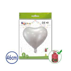 B/1 POLIAMIDA CORAZON BLAN. PERLA S28 46cm 201-S28