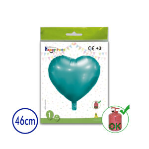 B/1 POLIAMIDA CORAZON 46cm AGUA MARINA R.201-S62X1