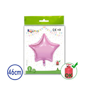 B/1 POLIAMIDA ESTRELLA ROSA 46cm R.301-64X1