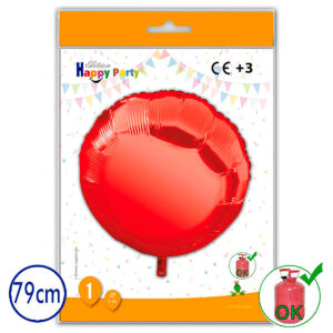 B/1 POLIAMIDA REDONDO ROJO 79cm R.406-32