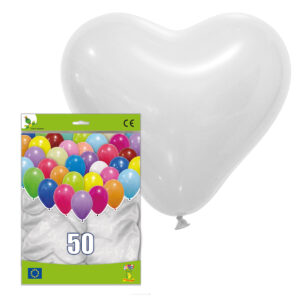 B/ 50 GL. CORAZON 44 cm R.40GP 01 BLANCO