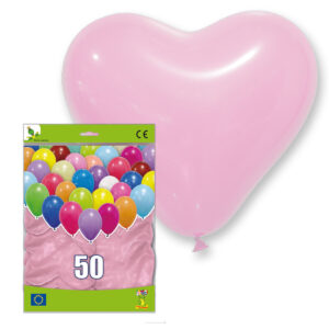 B/ 50 GL. CORAZON 44 cm R.40GP 57 ROSA CHICLE