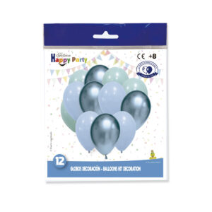 B/ CONJ. GLOBOS ESPEJO AZUL R.5231-92