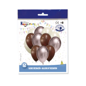 B/ CONJ. GLOBOS ESPEJO ROSA ORO R.5231-96