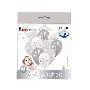 B/ CONJ DECORACION MI BAUTIZO PLATA R.5234-89