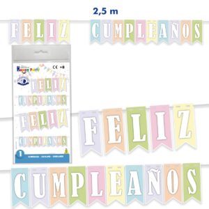 B/ GUIRNALDA BANDERIN FELIZ CUMPLEAÑOS