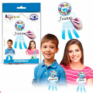 B/ 3 ESCARAPELAS FELIZ CUMPLEAÑOS CELESTE 09