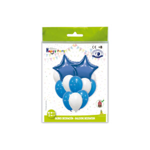 B/ CONJ. GLOBOS POLIAM. ESTRELLA AZUL-36 R.5282-36