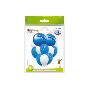 B/ CONJ. GLOBOS POLIAM. REDONDO AZUL-36 R.5283-36