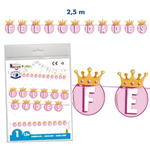 GUIRNALDA CORONA FELICIDADES REF.5422-06