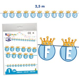 GUIRNALDA CORONA FELICIDADES REF.5422-09