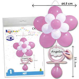 KIT DECO CHUPETE NIÑA Ref.5542