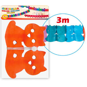 B/ 1 GUIRNALDA DE PAPEL GATO