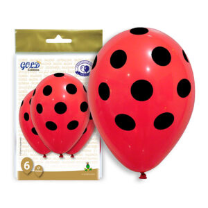 B/ GOLD 6 GL. 12GPI TLP PUNTOS 45-ROJO OS. T.NEGRA