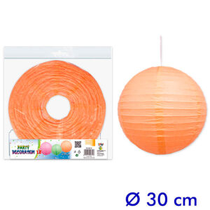B/ PARTYDECO 1 FAROL GRANDE 30 CM NARANJA-04