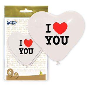B/ GOLD EDITION 6 GL. 28GPI -I LOVE YOU- BLANCO