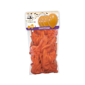 B/ HALLOWEEN 50 GL. 10P NARANJA