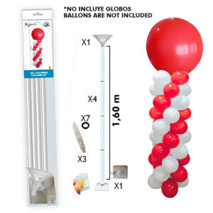 KIT COLUMNA PARA GLOBOS DE 1,60 m Ref.7063