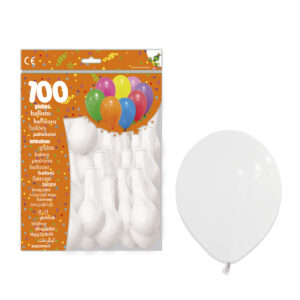 B/ 100 GLOBOS Ref.9RP-01 BLANCO