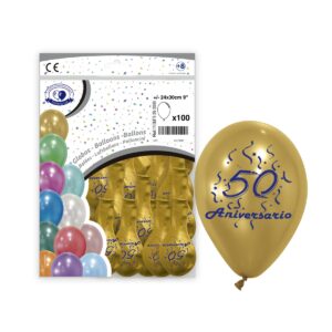 B/ 100 GL. IMPRESO 50 ANIV. DE 11GMT-39 ORO