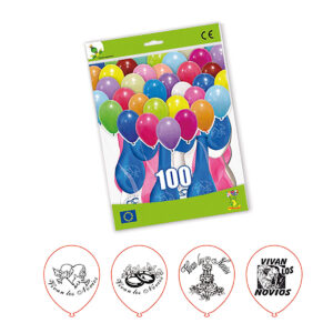 B/ 100 GL. IMPRESO VIVAN LOS NOVIOS 11GP MIX