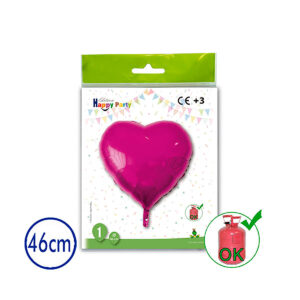 B/1 POLIAMIDA CORAZON ROSA 46cm R.201-33