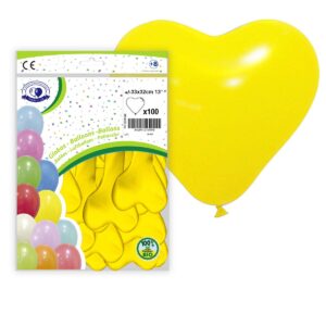 B/100 GL. CORAZON 32cm Ref.28GP AMARILLO-02