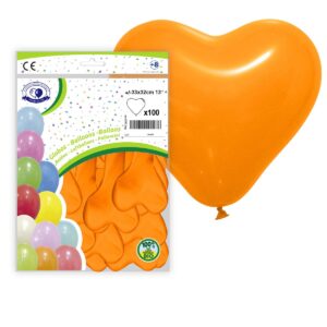 B/100 GL. CORAZON 32cm Ref.28GP NARANJA-04