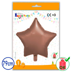 B/1 POLIAMIDA ESTRELLA ROSA ORO 79cm R.306-S71X1