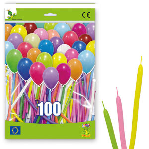 B/100 GLOBOS MODELAR PEQUEÑO Ref.33GP D2