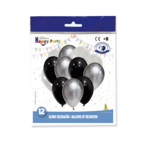 B/ CONJ. GLOBOS ESPEJO PLATA R.5231-89