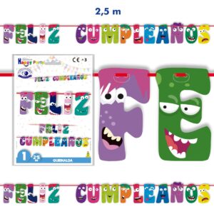 B/ GUIRNALDA CARAS Y OJOS F. CUMPLEAÑOS R.5233