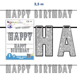 B/ GUIRNALDA PLATA HAPPY BIRTHDAY R.5319-ING
