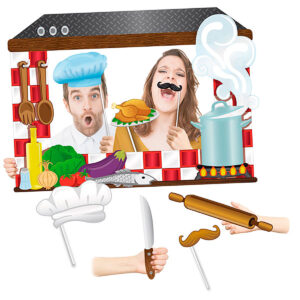 B/ MARCO PHOTOCALL COCINEROS CON ACCESORIOS