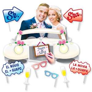 B/ MARCO PHOTOCALL BODA CON ACCESORIOS