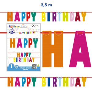 GUIRNALDA HAPPY BIRTHDAY FLUOR R.5497-ING