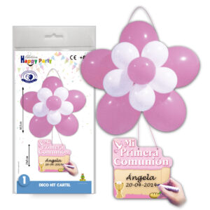 DECO KIT CARTEL COMUNIÓN NIÑA Ref.5548