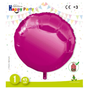 B/ 1 GL. POLI. REDONDO ROSA-33 DE 45 CM