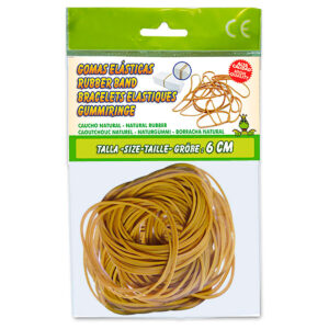 B/ 30 g ANILLOS CAUCHO DEL NÚMERO 6