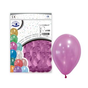 B/100 GLOBO METALIZ. Ref.10GMT ROSA-33