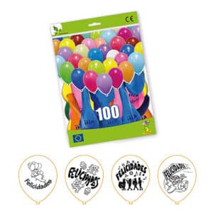 B/ 100 GL. IMPRESO FELICIDADES DE 11GP MIX