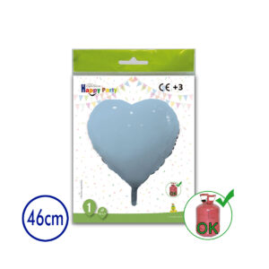 B/1 POLIAMIDA CORAZON CELESTE PALO 46cm R.201-09
