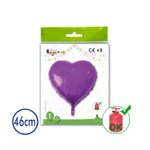 B/1 POLIAMIDA CORAZON LILA 46cm R.201-34