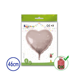 B/1 POLIAMIDA CORAZON ORO ROSA-71 46cm R.201-71X1